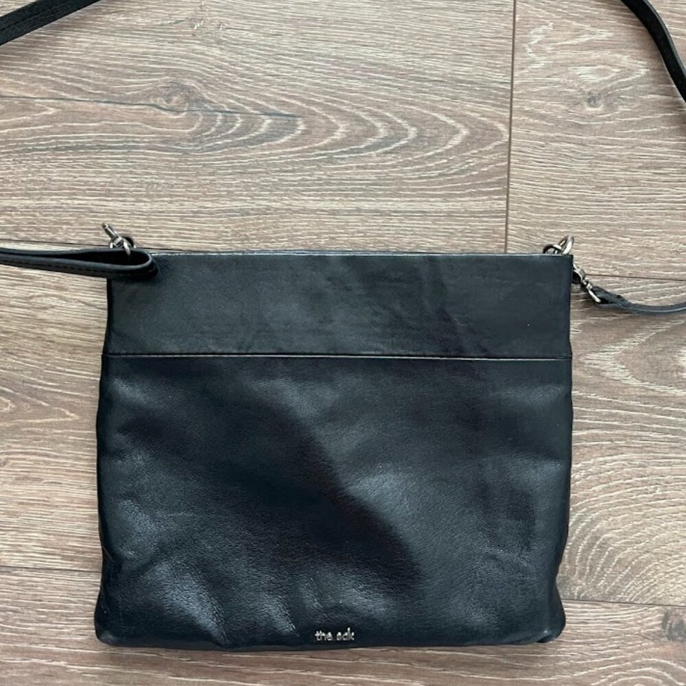 The Sak Black Adjustable Strap Crossbody Bag Purse